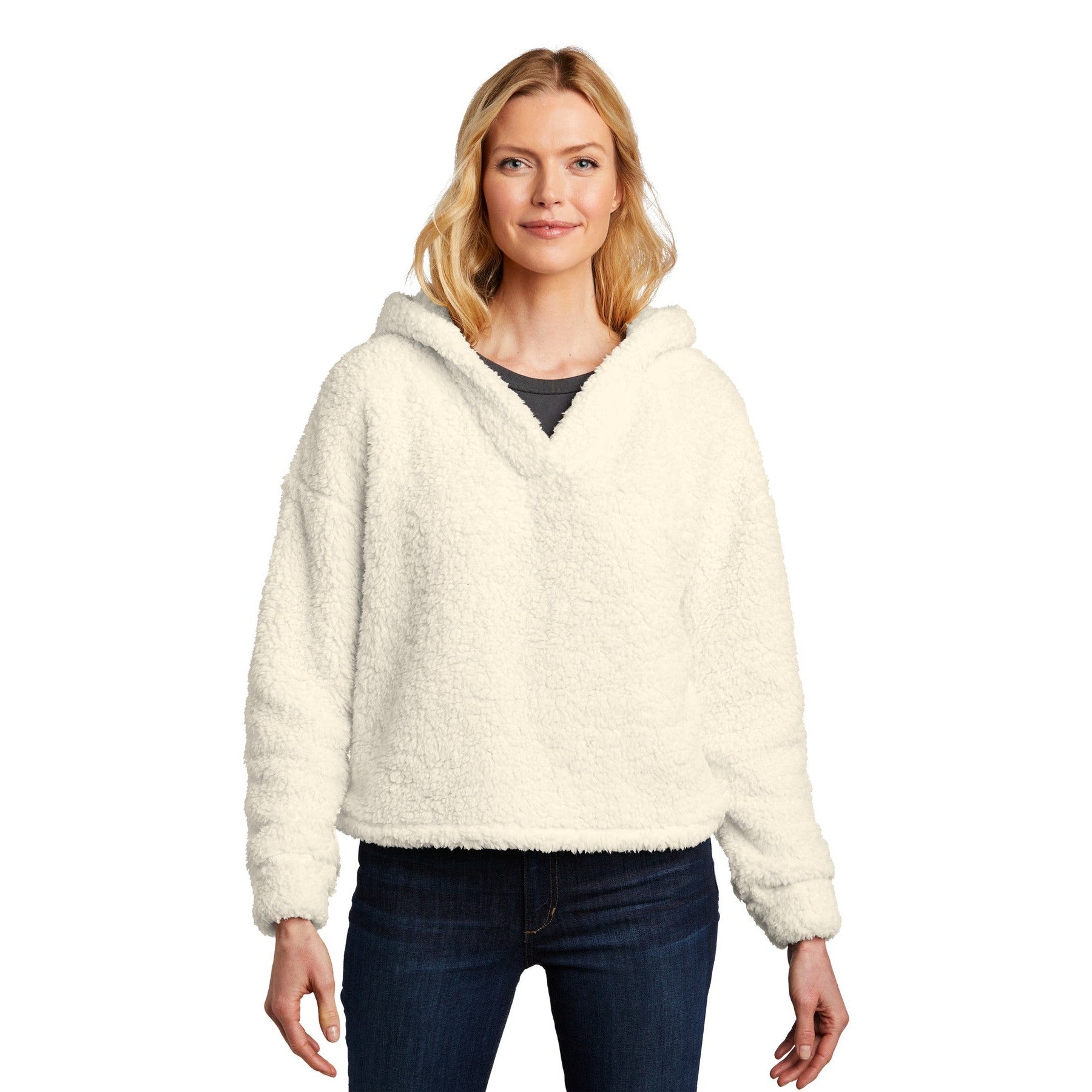 Port Authority-Port Authority ® Women's Cozy Fleece Hoodie. L132-MedTech-3